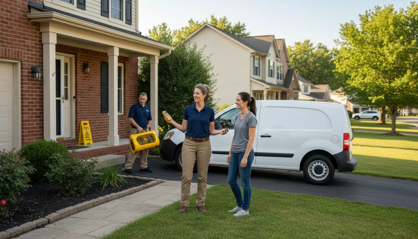 Water restoration image for Water Damage & Restoration Services in Concord, VA